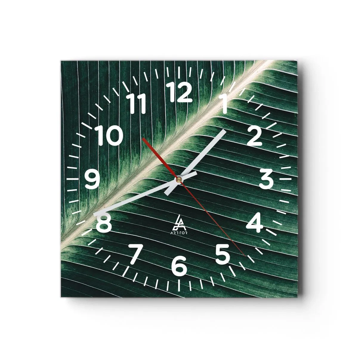 Horloge murale - Pendule murale - Le rythme de la nature - 30x30 cm