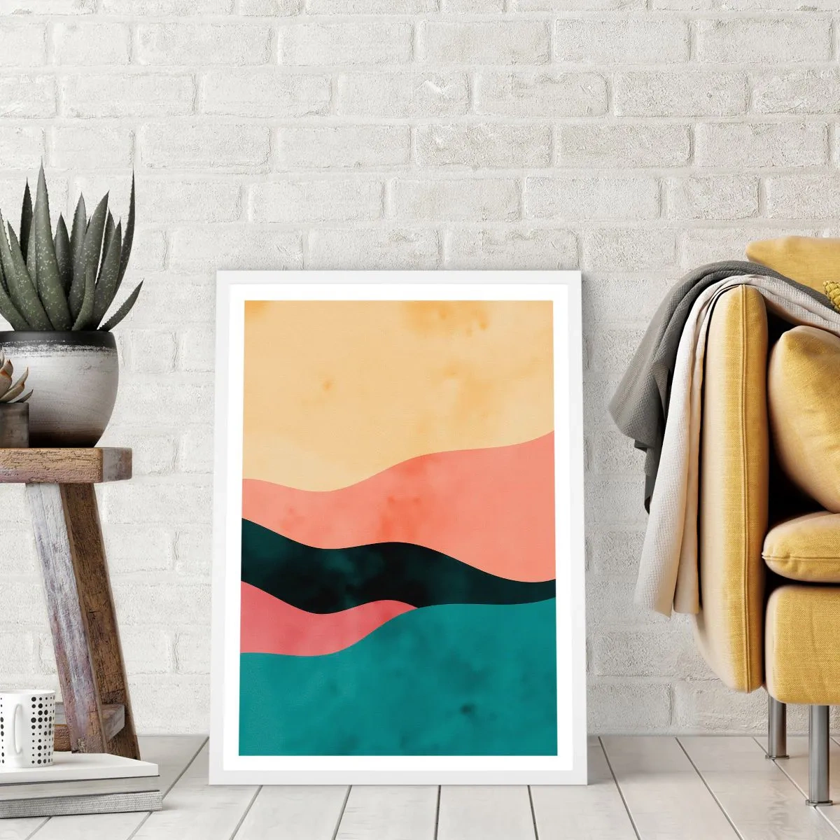 Affiche dans un cadre blanc - Poster - Conformité non-conforme - 40x50 cm