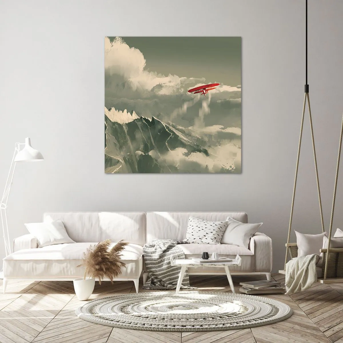 Impression sur toile - Image sur toile - Pionnier intrépide - 50x50 cm