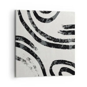 Impression sur toile - Image sur toile - À moitié arrêté - 50x50 cm