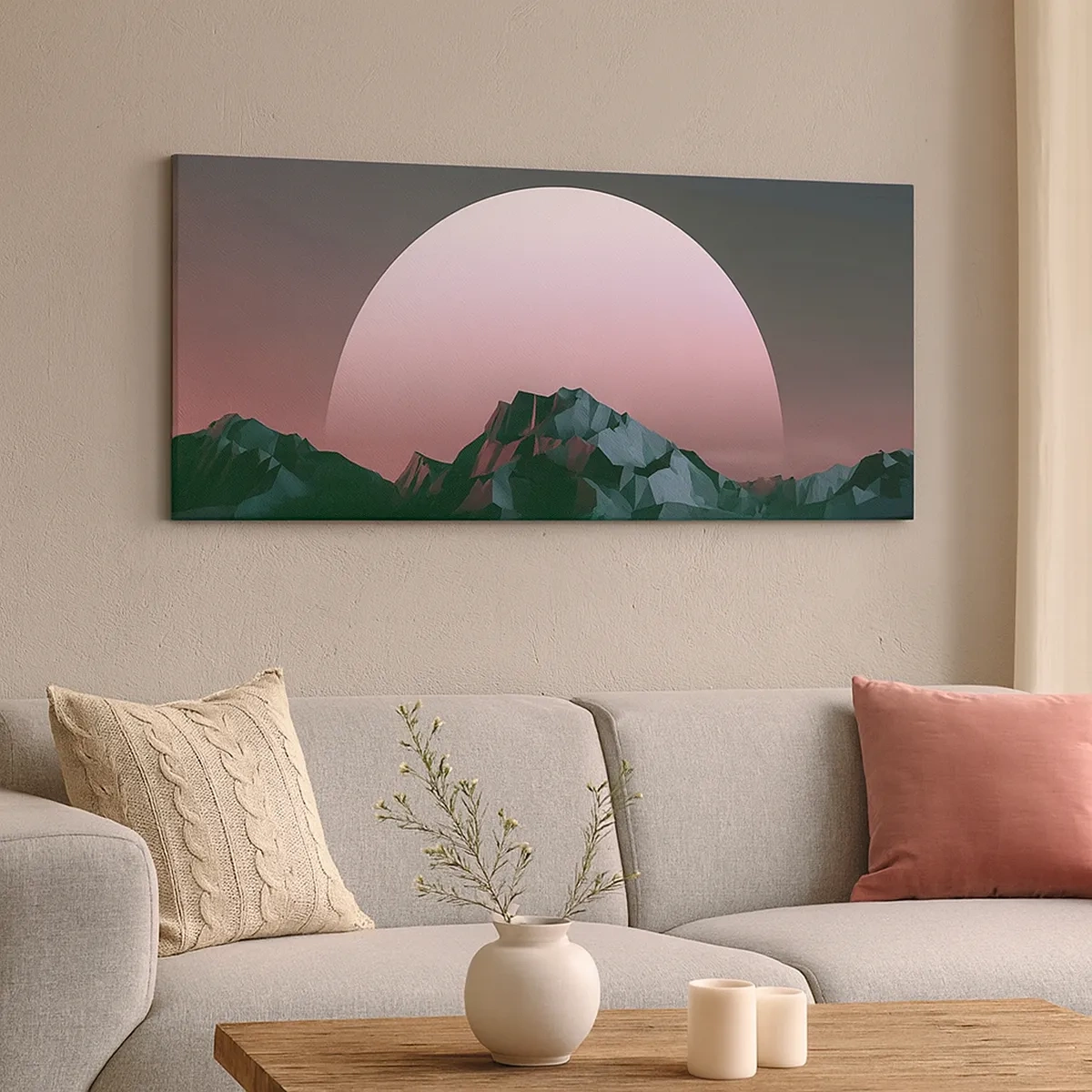 Impression sur toile - Image sur toile - Dans une galaxie voisine - 30x30 cm