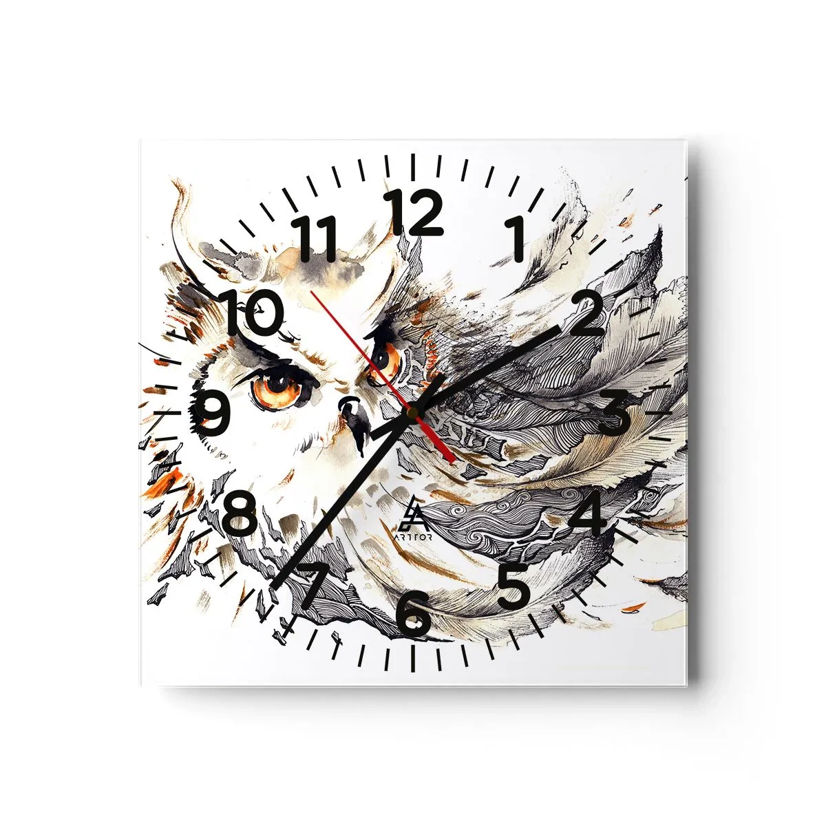Horloge murale - Pendule murale - Elle vient du monde de la magie - 40x40 cm