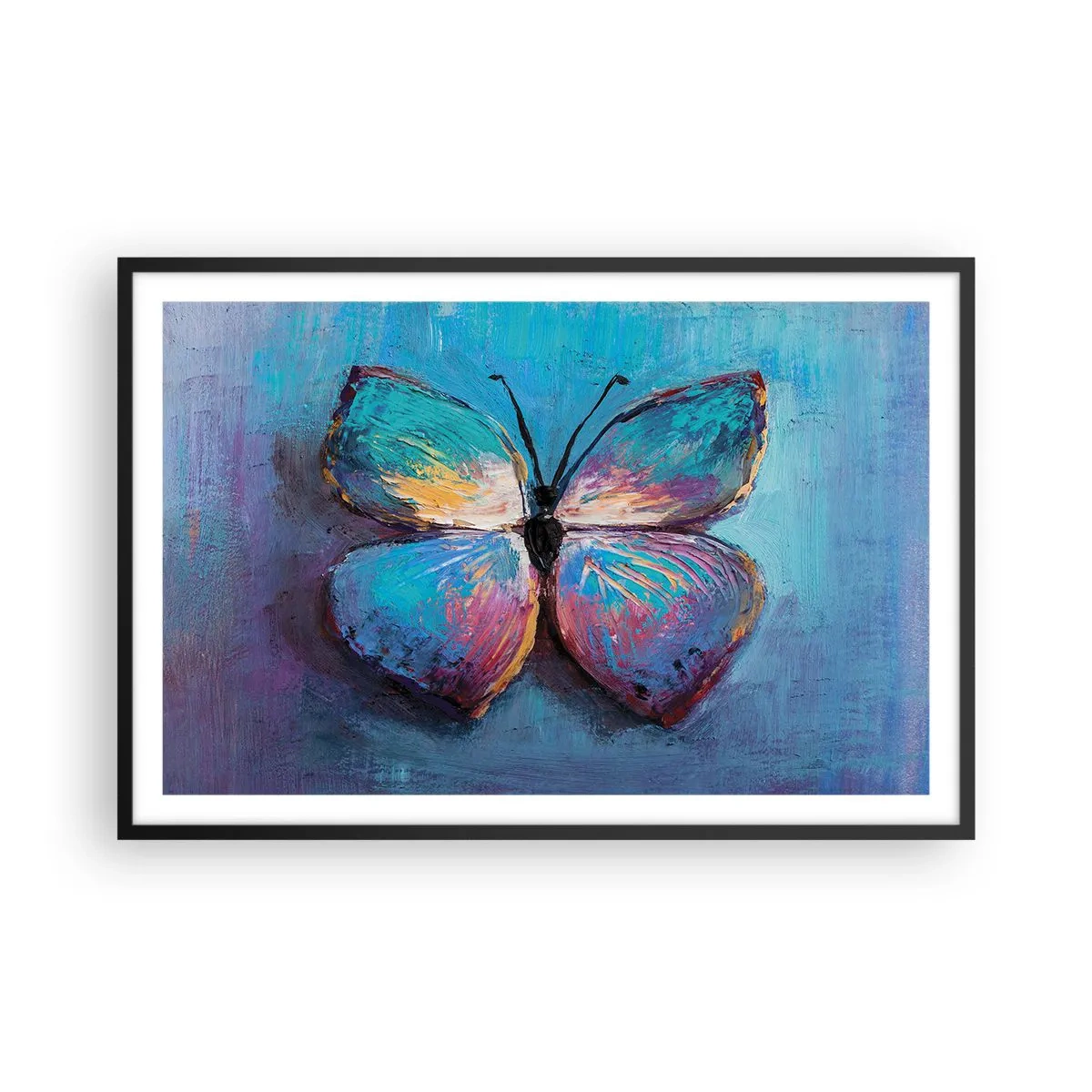 Affiche dans un cadre noir - Poster - Dans toute sa splendeur - 91x61 cm