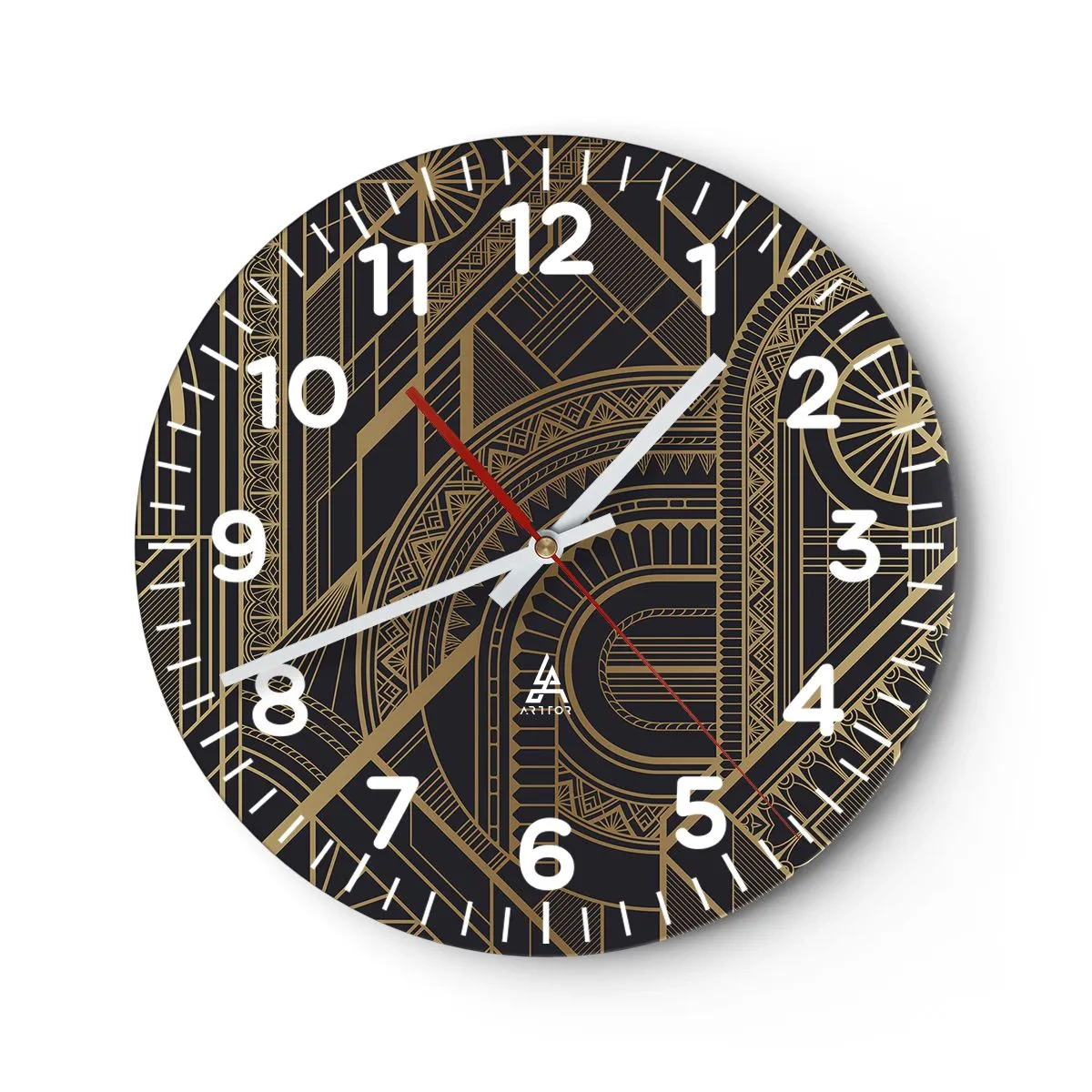 Horloge murale - Pendule murale - Concept, idée, plan - 40x40 cm