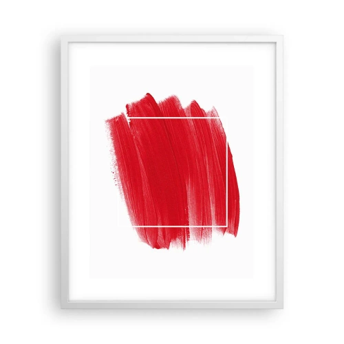 Affiche dans un cadre blanc - Poster - En dehors du cadre - 40x50 cm