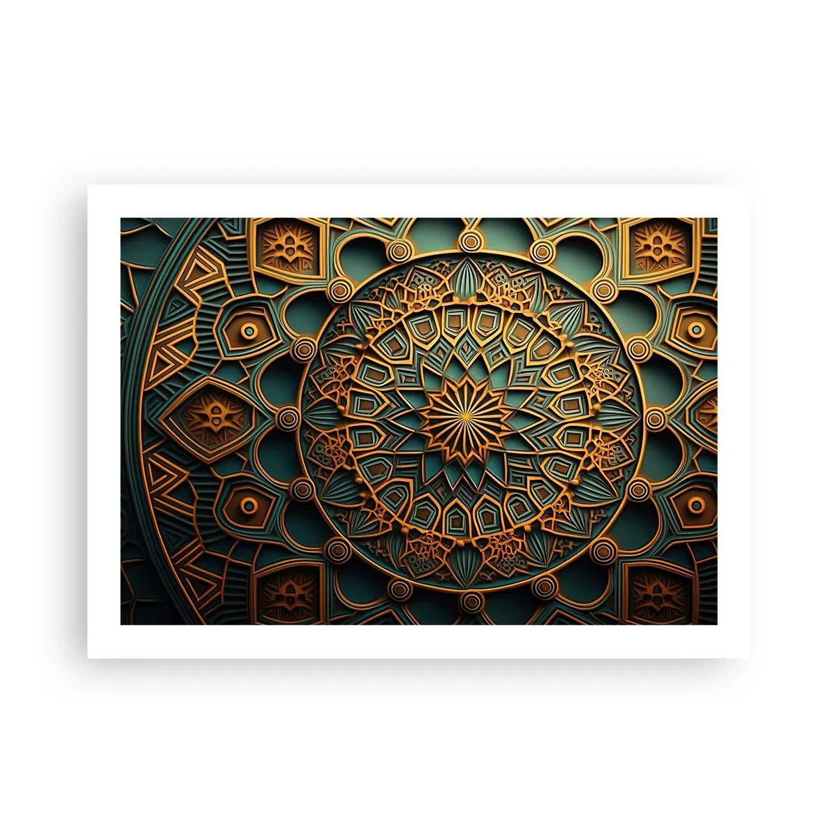 Affiche - Poster - Dans une ambiance arabe - 70x50 cm