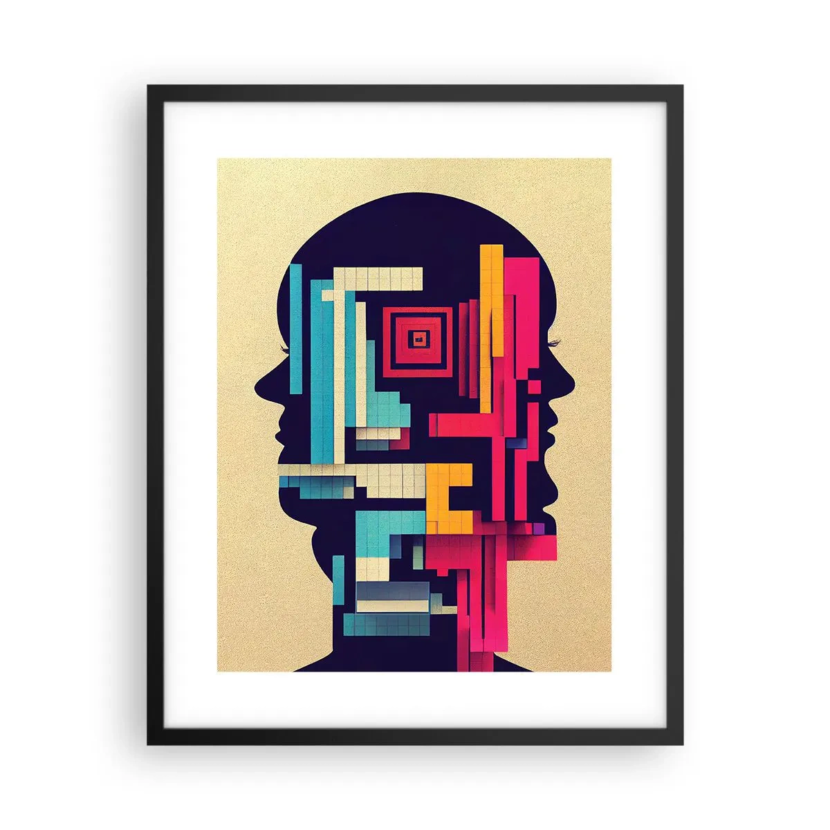 Affiche dans un cadre noir - Poster - De nouvelles obligations - 40x50 cm