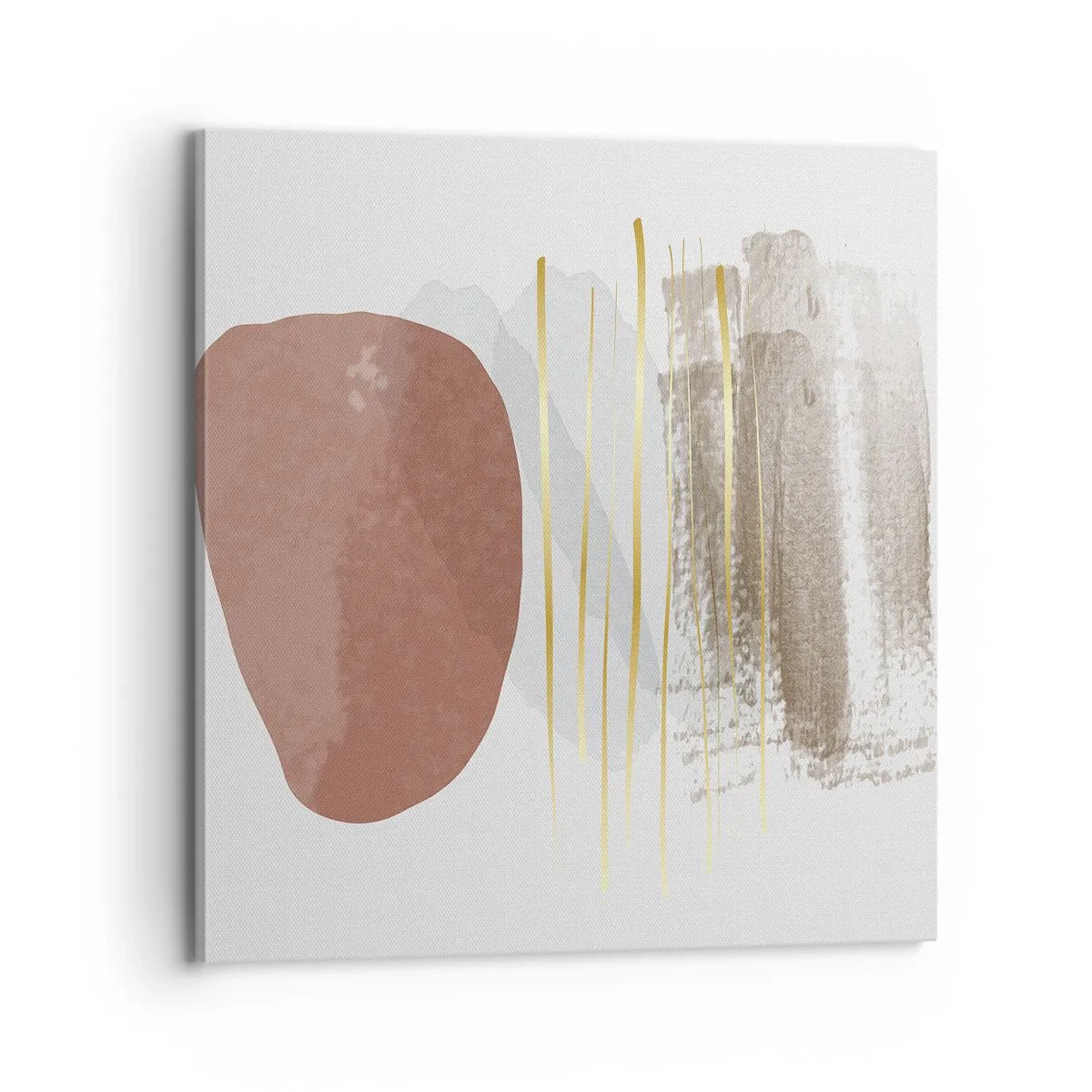 Impression sur toile - Image sur toile - Colonnade abstraite - 70x70 cm