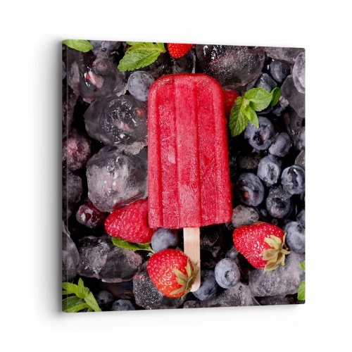 Impression sur toile - Image sur toile - Le goût d’un été chaud - 30x30 cm