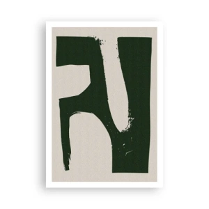 Affiche - Poster - Baies blanches - 70x100 cm