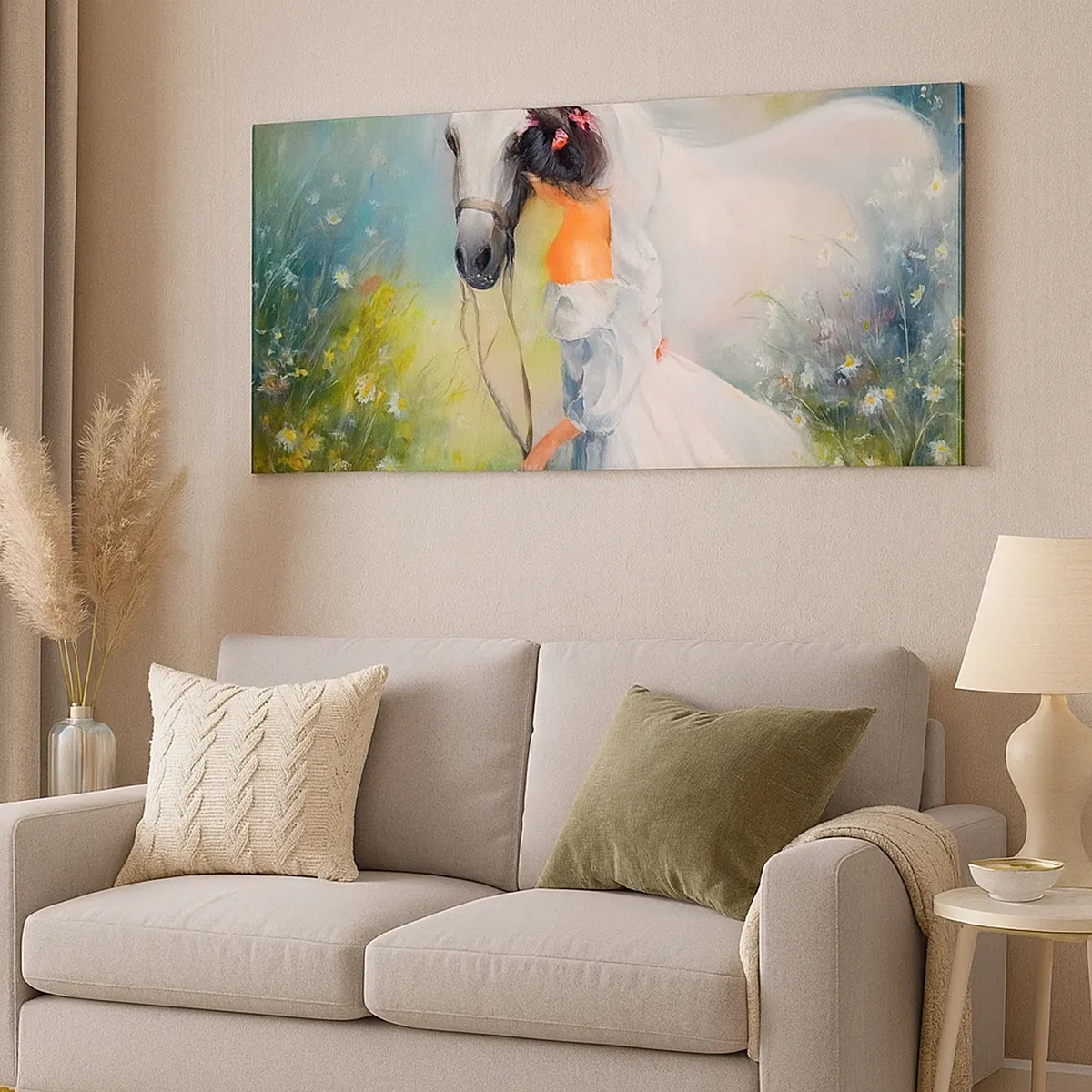 Impression sur toile - Image sur toile - Comme dans un beau rêve - 30x30 cm