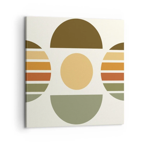 Impression sur toile - Image sur toile - Dans les coulaurs de la terre - 60x60 cm