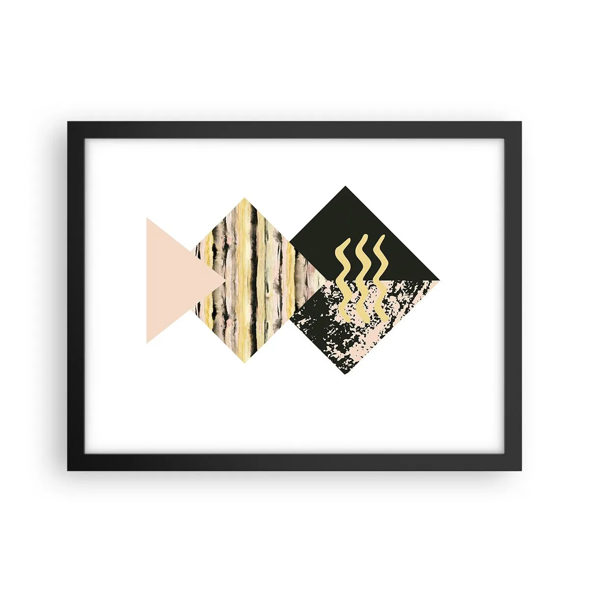 Affiche dans un cadre noir - Poster - Pas si simple - 40x30 cm