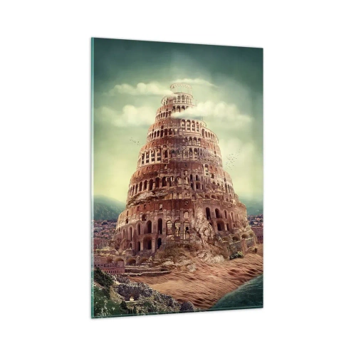 Impression sur verre - Image sur verre - La tour de Babel - 80x120 cm