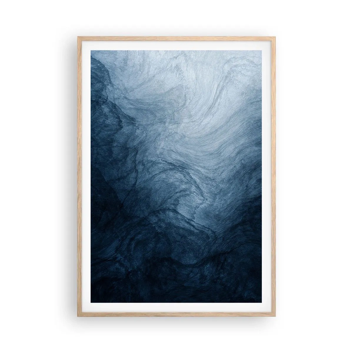 Affiche dans un chêne clair - Poster - Atteindre en profondeur - 70x100 cm
