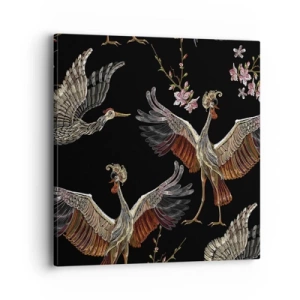 Impression sur toile - Image sur toile - Un oiseau de conte de fées - 40x40 cm