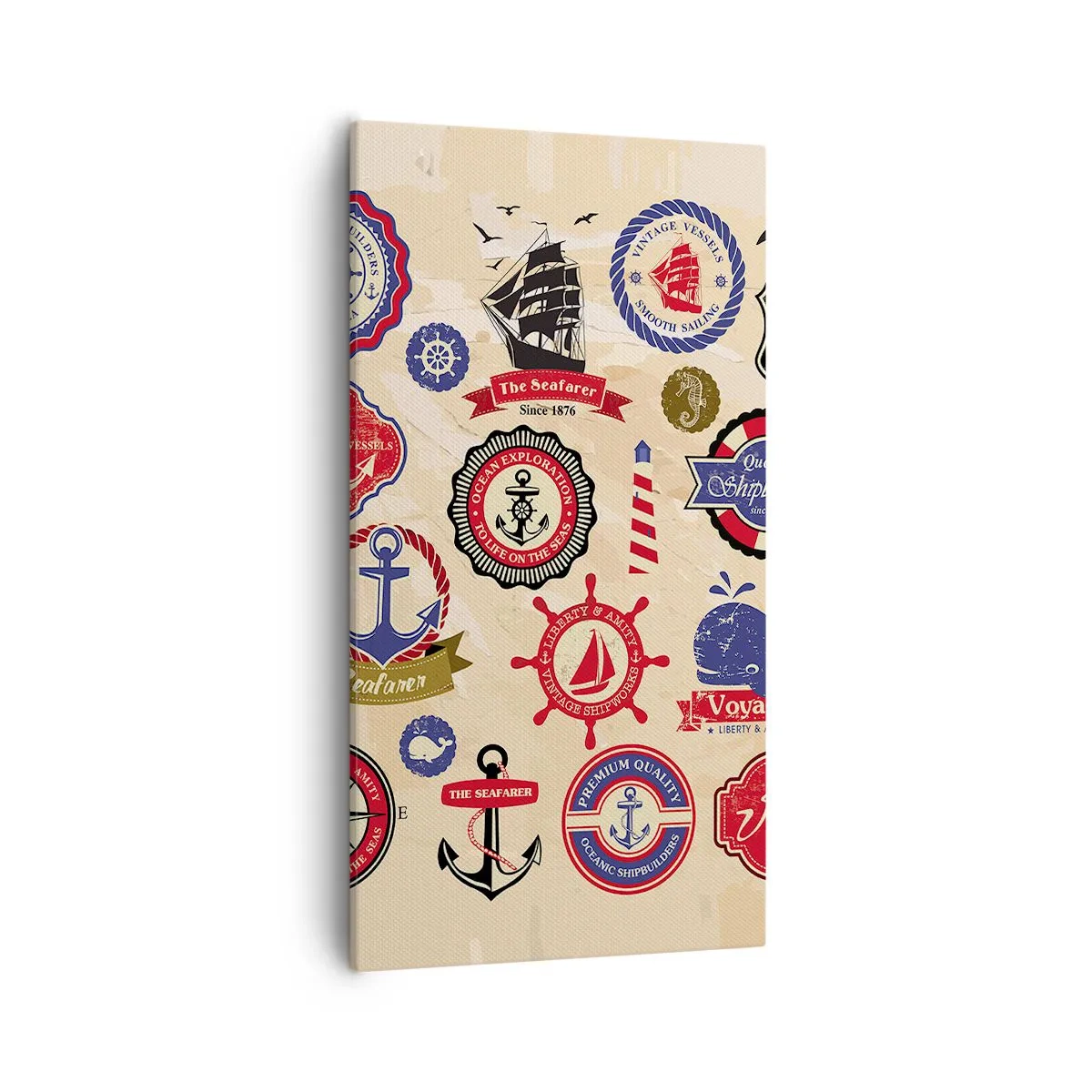 Impression sur toile - Image sur toile - La fraternité de la voile - 55x100 cm