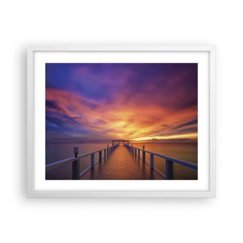 Affiche dans un cadre blanc - Poster - Sans fin - 50x40 cm