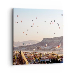 Impression sur toile - Image sur toile - Comme des navires dans le ciel - 30x30 cm