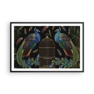 Affiche dans un cadre noir - Poster - En robes royales - 91x61 cm