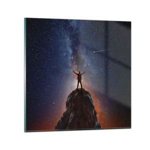 Impression sur verre - Image sur verre - Le force est avec moi! - 30x30 cm