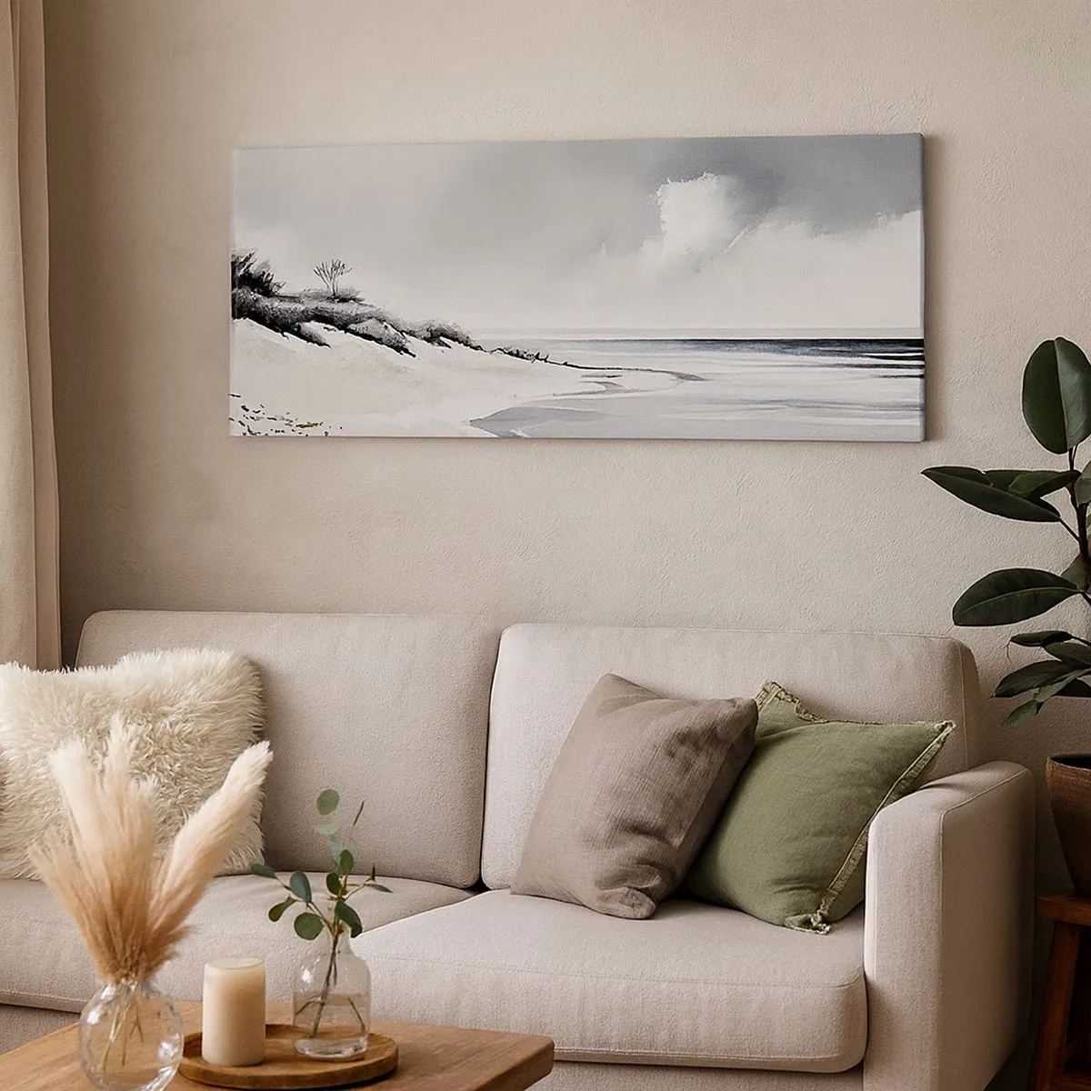 Impression sur toile - Image sur toile - Ensemble depuis toujours - 100x40 cm