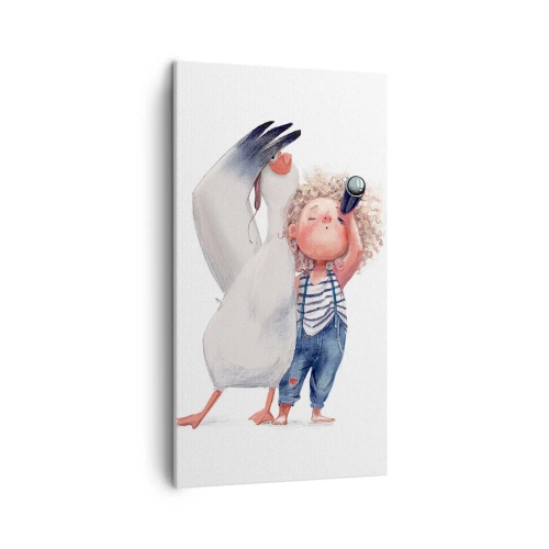 Impression sur toile - Image sur toile - Plan de grand voyage - 45x80 cm