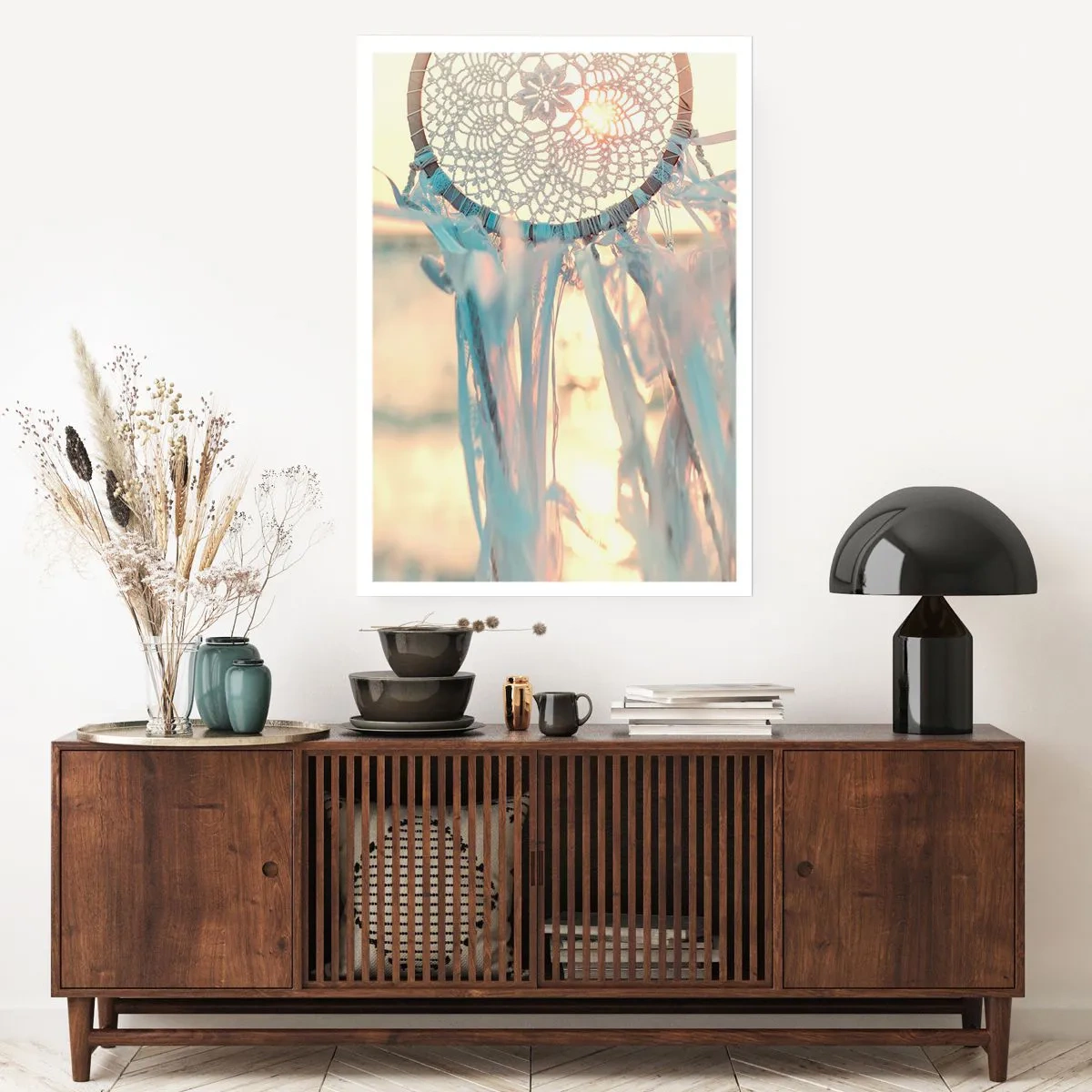 Affiche - Poster - Totem en dentelle - 70x100 cm