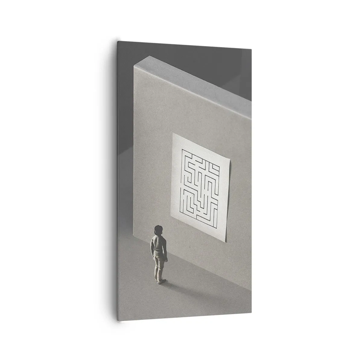 Impression sur toile - Image sur toile - Mais où suis-je? - 65x120 cm