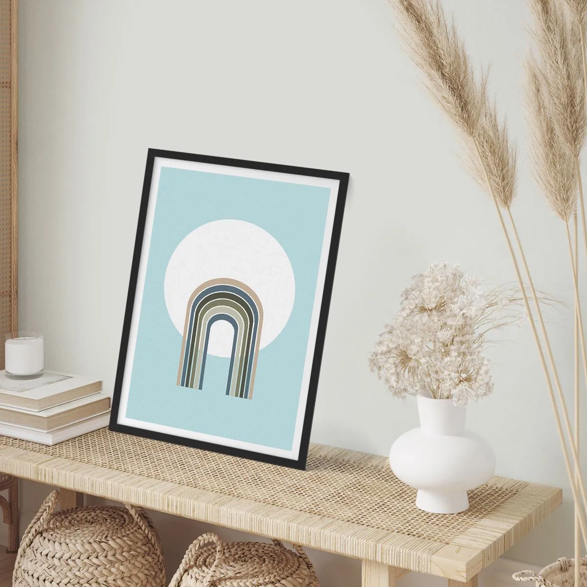 Affiche dans un cadre noir - Poster - Attraction irrésistible - 70x100 cm