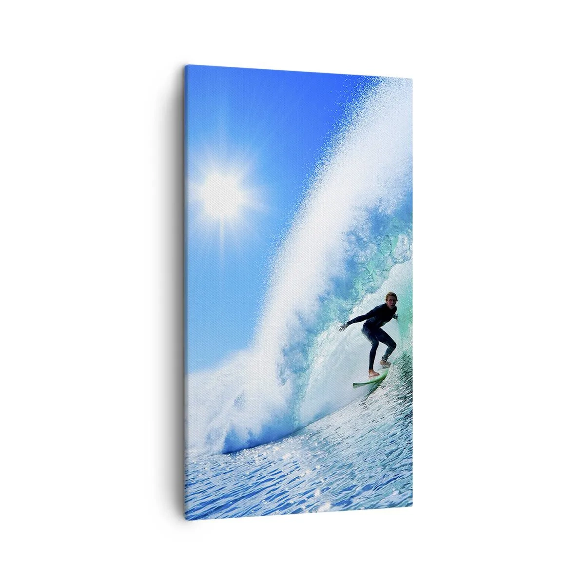 Impression sur toile - Image sur toile - A travers le grand ciel bleu - 45x80 cm