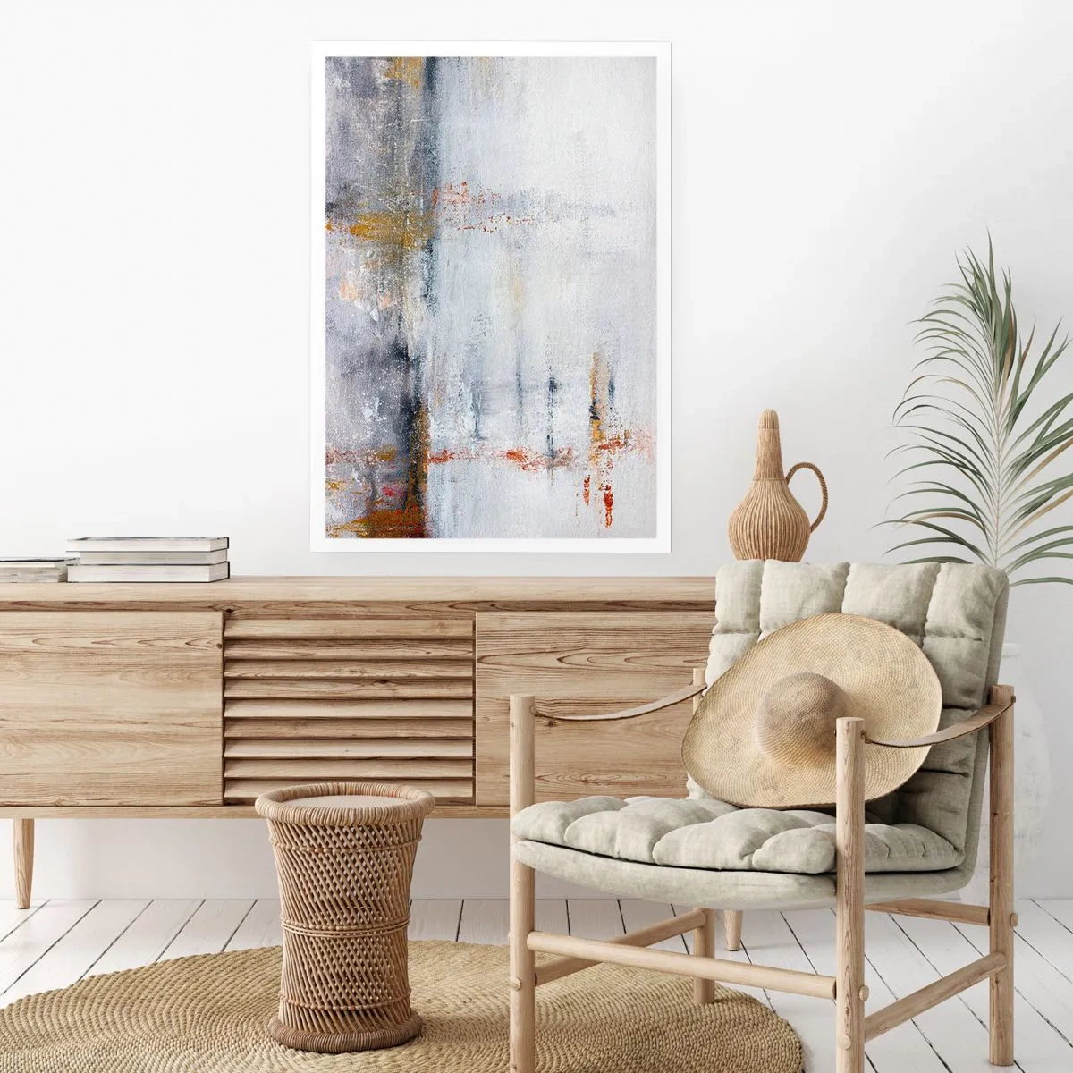 Affiche - Poster - Derrière l'air un rideau - 40x50 cm