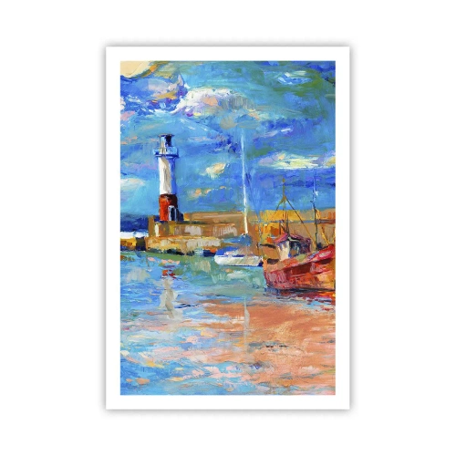 Affiche - Poster - Un après-midi dans la baie arc-en-ciel - 61x91 cm