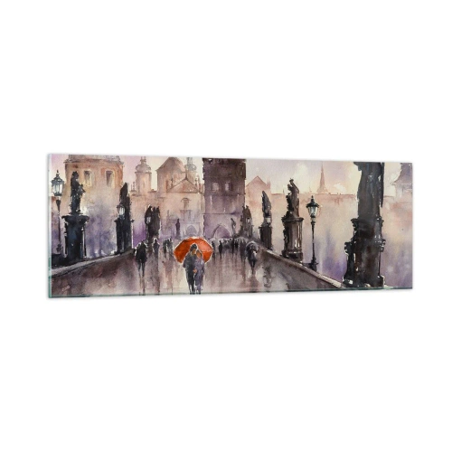 Impression sur verre - Image sur verre - Les gens ne changent pas - 90x30 cm