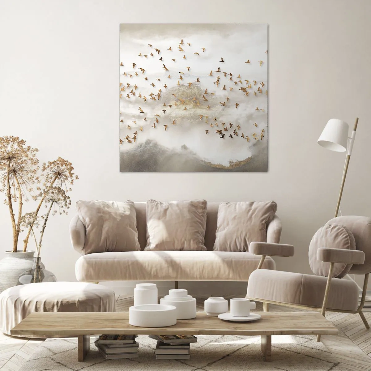 Impression sur toile - Image sur toile - Il est l'heure… - 60x60 cm