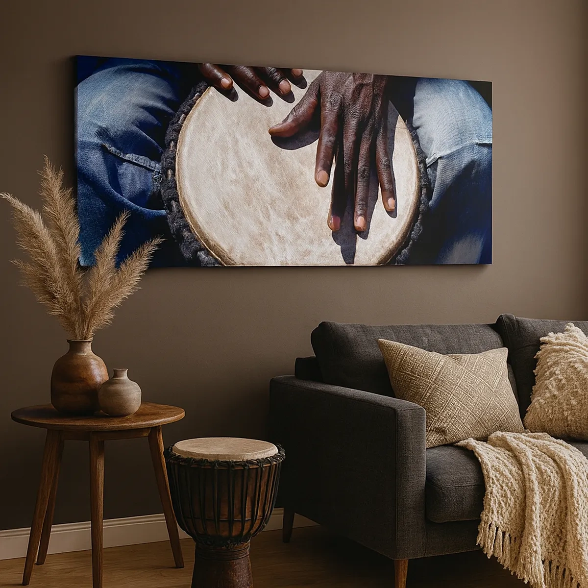 Impression sur toile - Image sur toile - Vis à son rythme - 30x30 cm