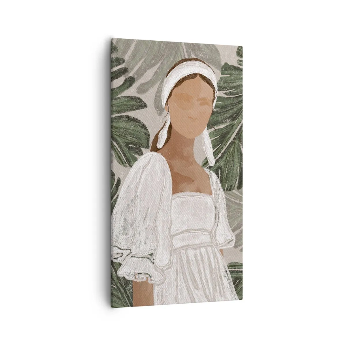 Impression sur toile - Image sur toile - Portrait exotique - 55x100 cm