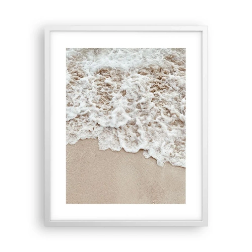 Affiche dans un cadre blanc - Poster - Je reviens tout de suite - 40x50 cm