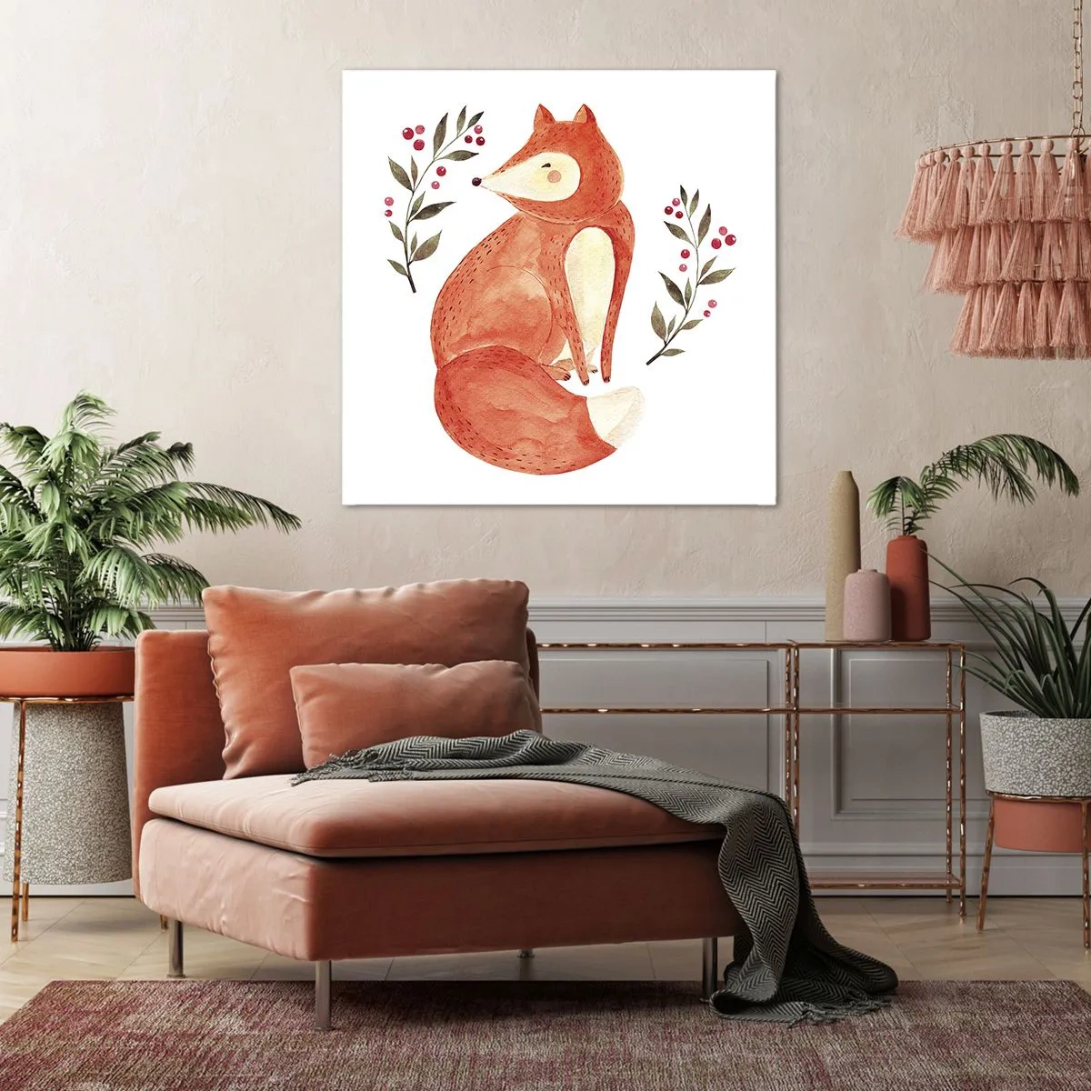 Impression sur toile - Image sur toile - Petit rouquin - 30x30 cm