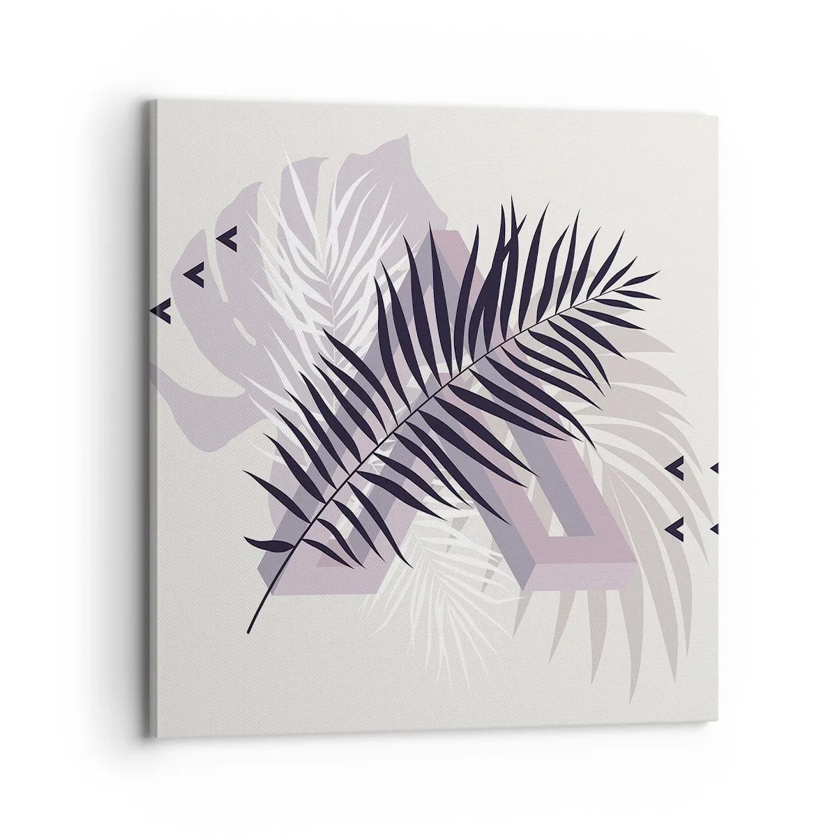 Impression sur toile - Image sur toile - L'ombre de l'obscurité - 70x70 cm