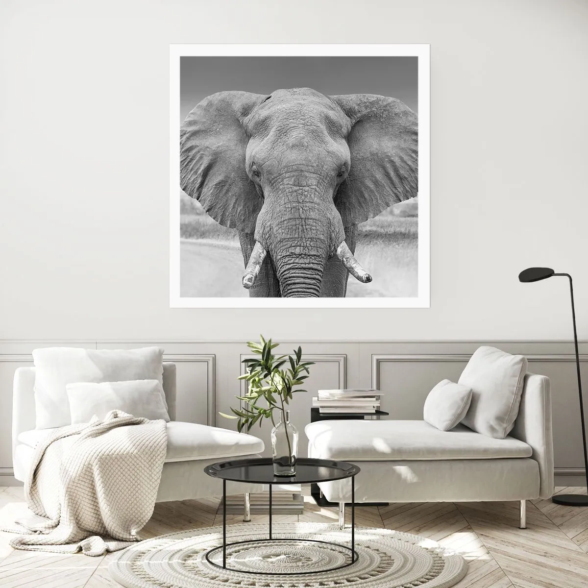 Affiche - Poster - Bienvenue dans mon monde - 30x30 cm