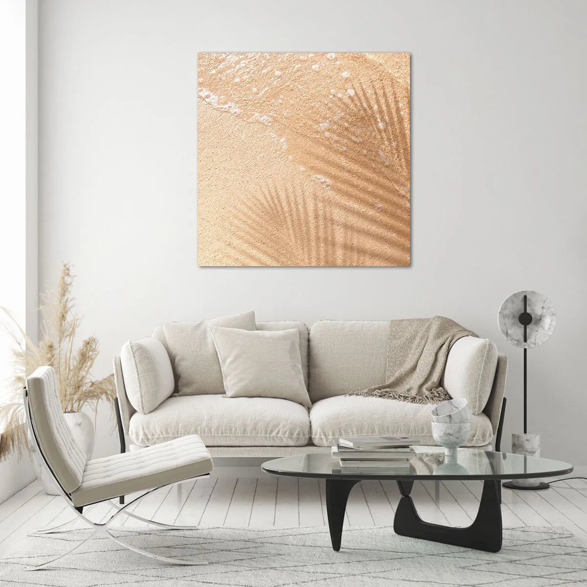 Impression sur verre - Image sur verre - Ombre d'un été chaud - 40x40 cm