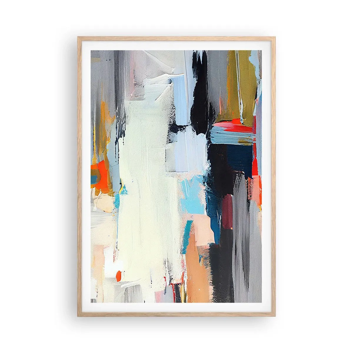 Affiche dans un chêne clair - Poster - Y a-t-il une méthode ? - 70x100 cm