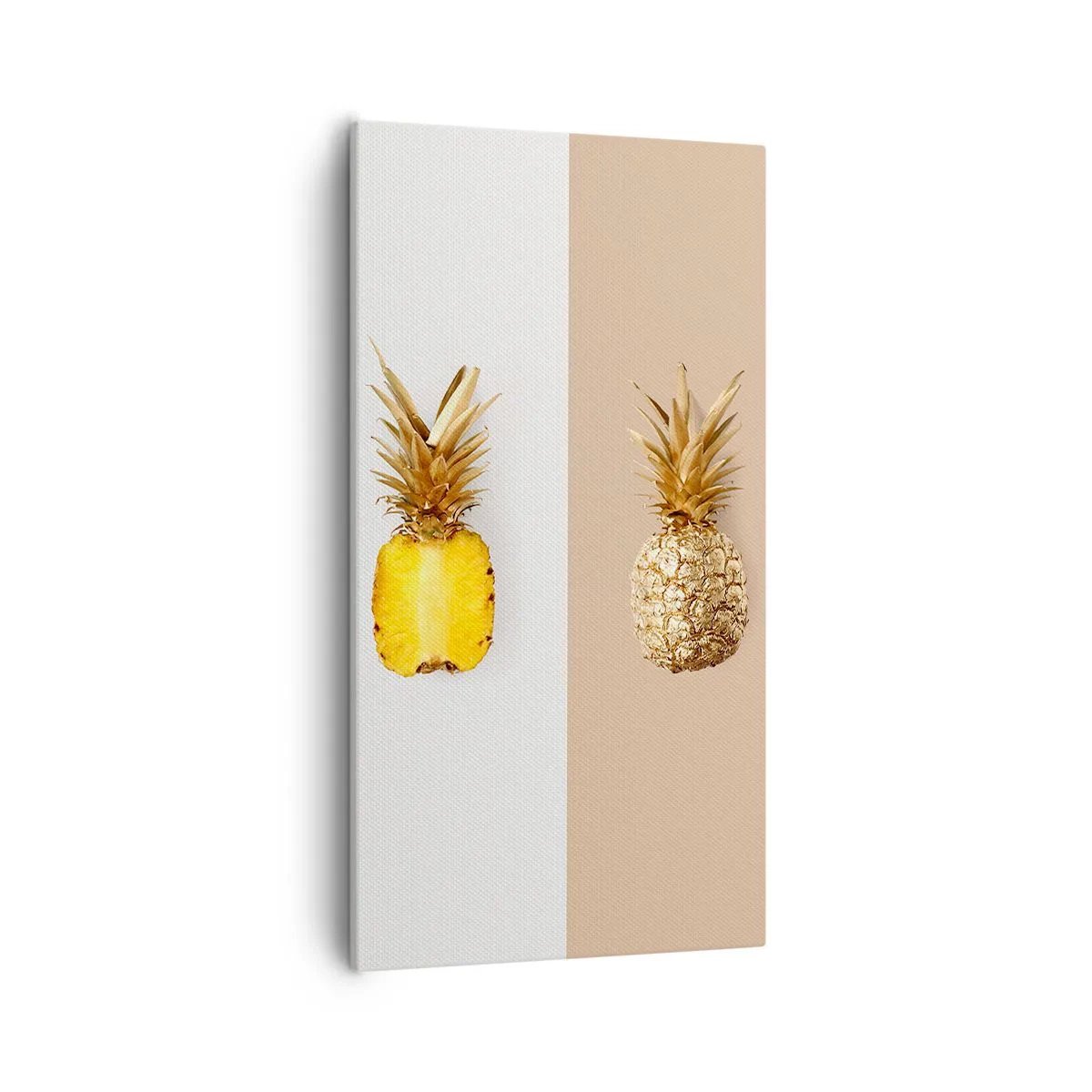 Impression sur toile - Image sur toile - Ananas pour nous - 55x100 cm