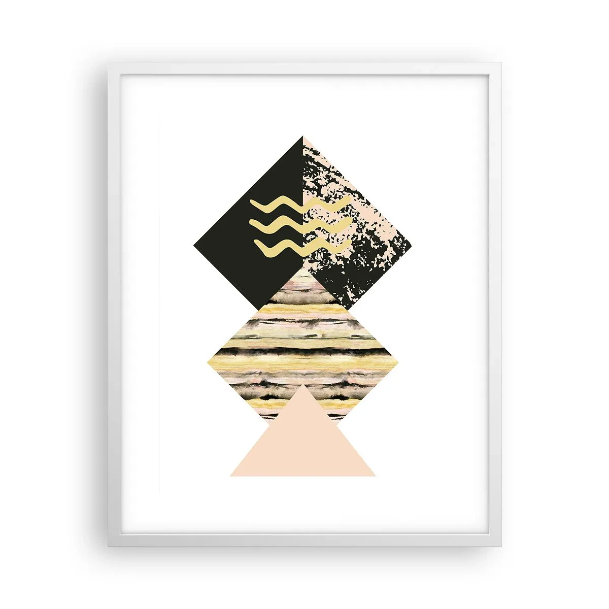 Affiche dans un cadre blanc - Poster - Pas si simple - 40x50 cm