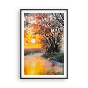 Affiche dans un cadre noir - Poster - Climats de printemps - 61x91 cm
