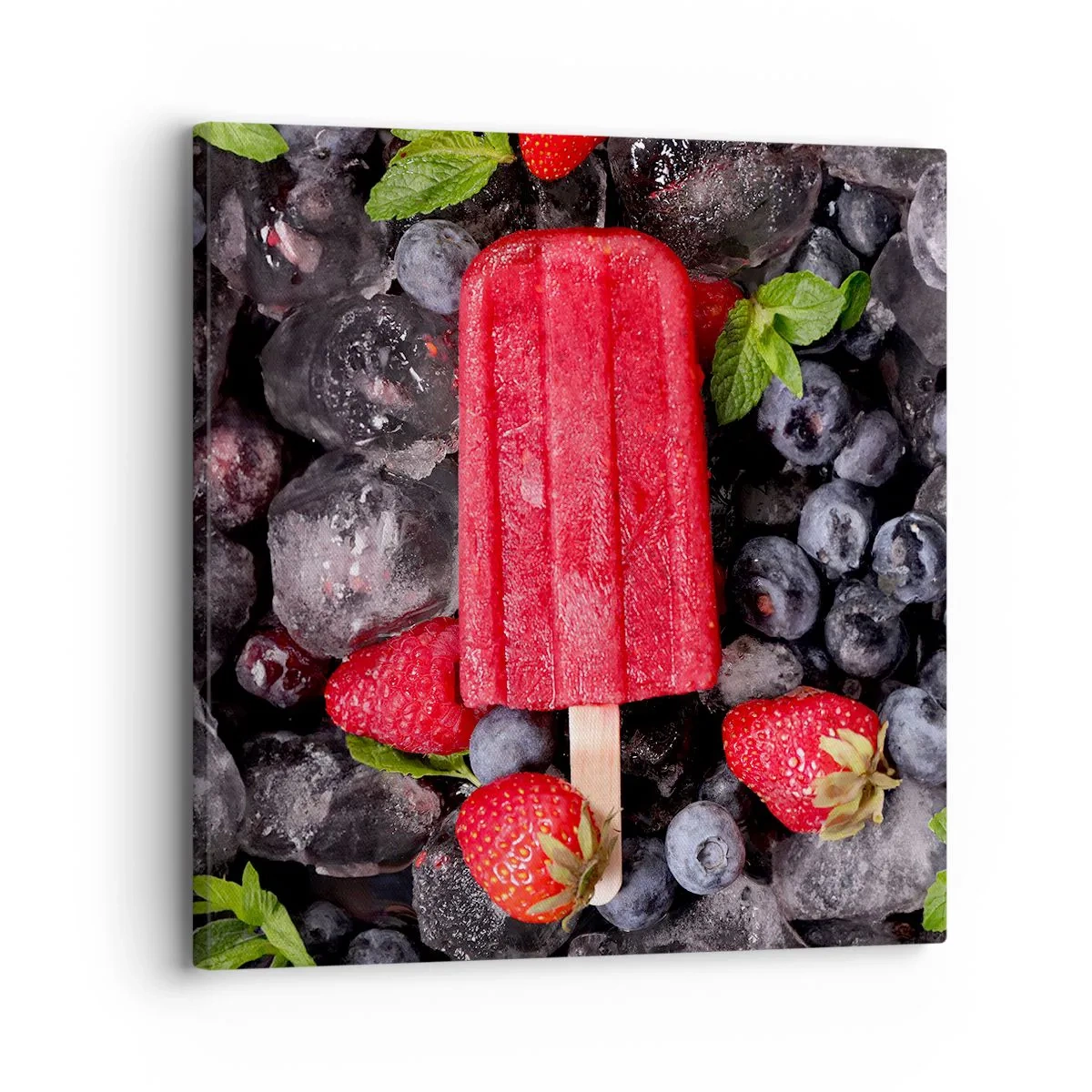 Impression sur toile - Image sur toile - Le goût d’un été chaud - 30x30 cm