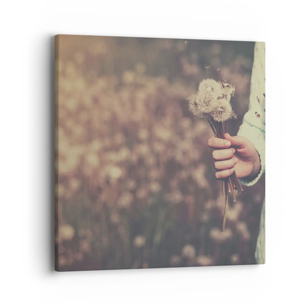 Impression sur toile - Image sur toile - Merci de les garder - 40x40 cm