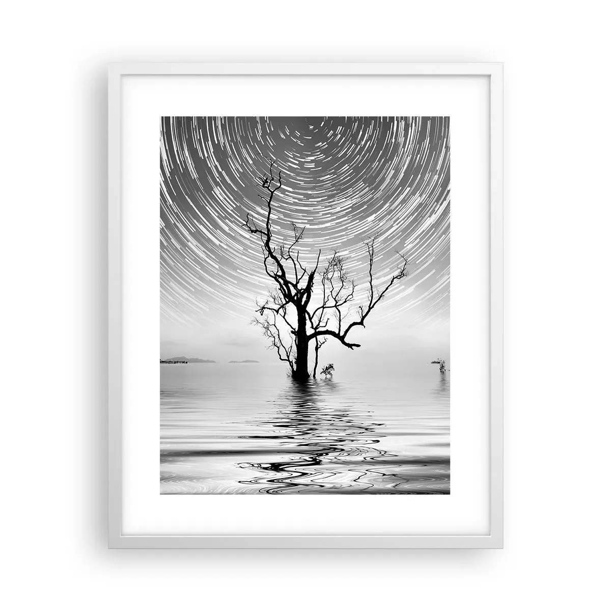 Affiche dans un cadre blanc - Poster - La symphonie de la nature - 40x50 cm