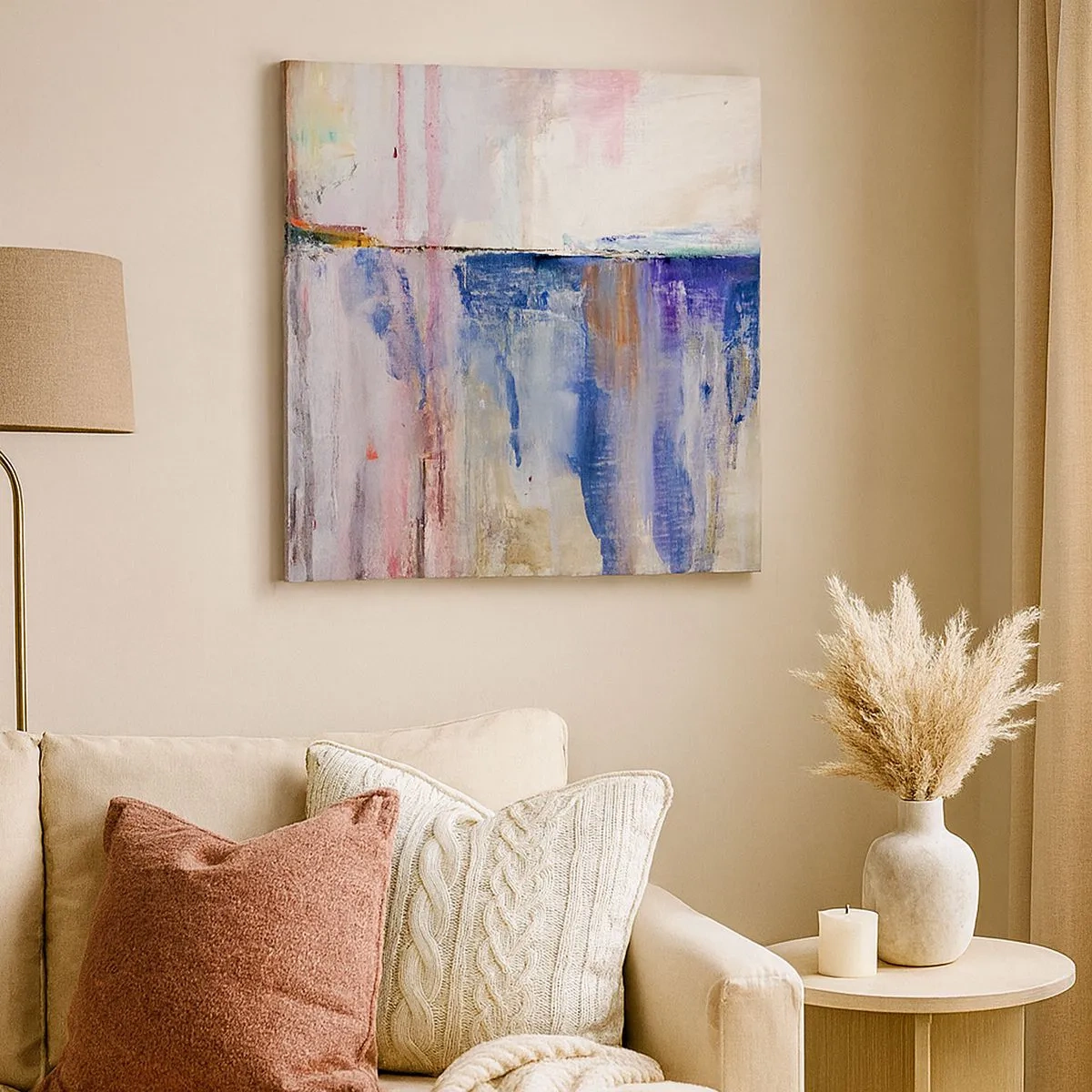 Impression sur toile - Image sur toile - Impressions et associations colorées - 30x30 cm